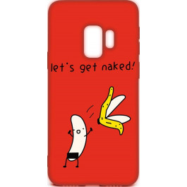 TOTO Cartoon Soft Silicone TPU Case Samsung Galaxy S9 Banana Red