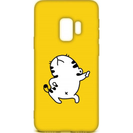 TOTO Cartoon Soft Silicone TPU Case Samsung Galaxy S9 Cat Yellow