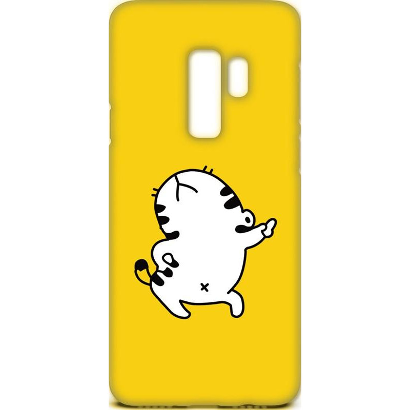 TOTO Cartoon Soft Silicone TPU Case Samsung Galaxy S9+ Cat Yellow - зображення 1