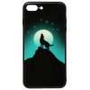TOTO Night Light Print Glass Case iPhone 7 Plus/8 Plus Howling Wolf - зображення 1