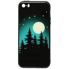 TOTO Night Light Print Glass Case iPhone SE/5s/5 Full Moon