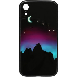 TOTO Night Light Print Glass Case iPhone XR Young Moon
