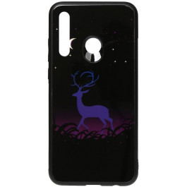   TOTO Night Light Print Glass Case Huawei P Smart+ 2019 Deer