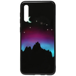 TOTO Night Light Print Glass Case Samsung Galaxy A50 Young Moon