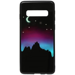 TOTO Night Light Print Glass Case Samsung Galaxy S10 Young Moon