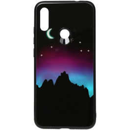 TOTO Night Light Print Glass Case Xiaomi Redmi Note 7 Young Moon