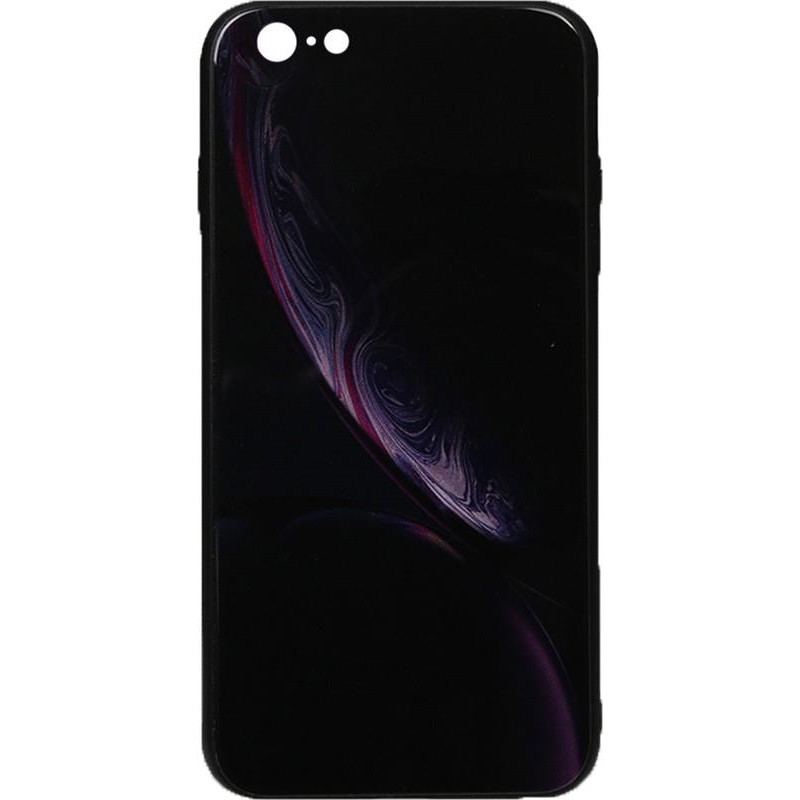 TOTO Print Glass Space Case iPhone 6/6s Black - зображення 1