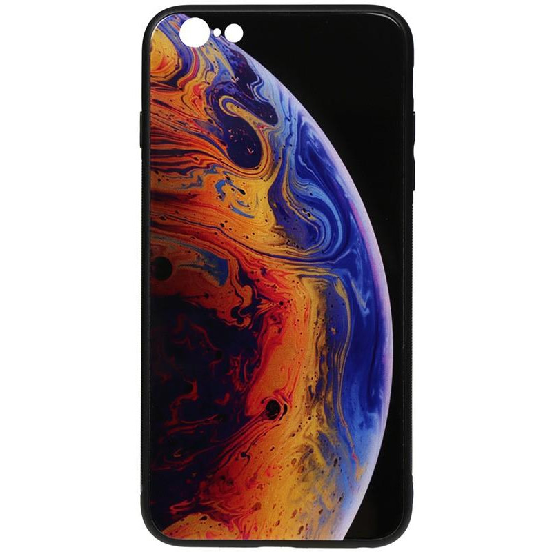 TOTO Print Glass Space Case iPhone 6/6s Violet - зображення 1