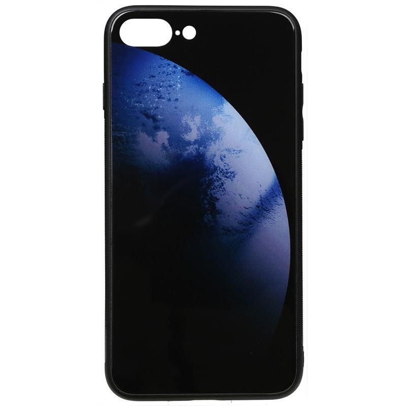 TOTO Print Glass Space Case iPhone 7 Plus/8 Plus Dark Blue - зображення 1