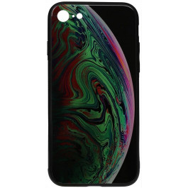 TOTO Print Glass Space Case iPhone 7/8 Green