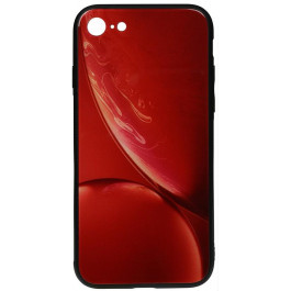 TOTO Print Glass Space Case iPhone 7/8 Red