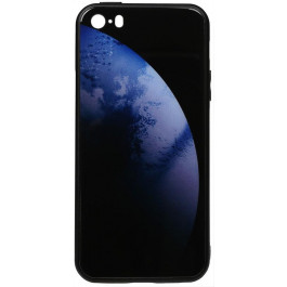 TOTO Print Glass Space Case iPhone SE/5s/5 Dark Blue