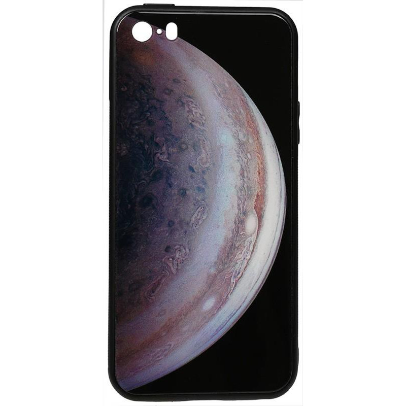 TOTO Print Glass Space Case iPhone SE/5s/5 Grey - зображення 1