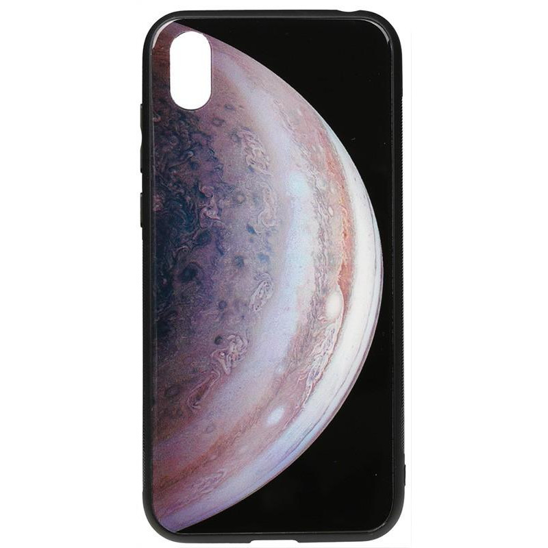 TOTO Print Glass Space Case iPhone X/XS Grey - зображення 1