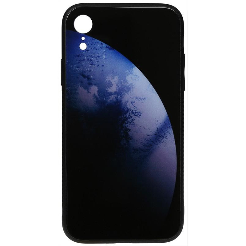 TOTO Print Glass Space Case iPhone XR Dark Blue - зображення 1