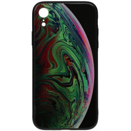 TOTO Print Glass Space Case iPhone XR Green