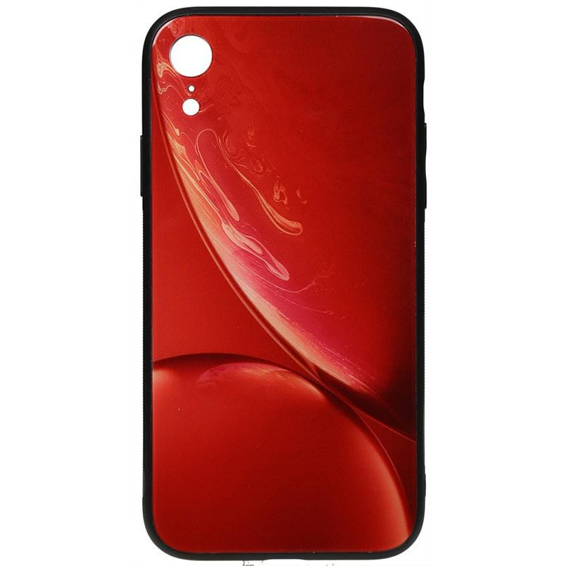 TOTO Print Glass Space Case iPhone XR Red - зображення 1