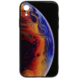 TOTO Print Glass Space Case iPhone XR Violet