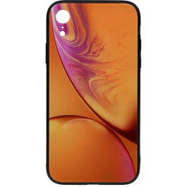 TOTO Print Glass Space Case iPhone XR Yellow