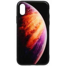 TOTO Print Glass Space Case iPhone XS Max Lilac