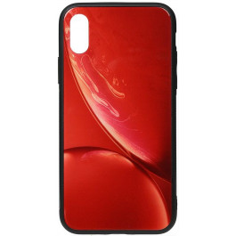 TOTO Print Glass Space Case iPhone XS Max Red
