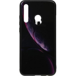 TOTO Print Glass Space Case Huawei P Smart+ 2019 Black