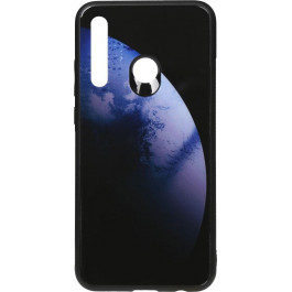 TOTO Print Glass Space Case Huawei P Smart+ 2019 Dark Blue