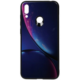TOTO Print Glass Space Case Huawei Y7 2019 Blue
