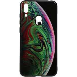 TOTO Print Glass Space Case Huawei Y7 2019 Green