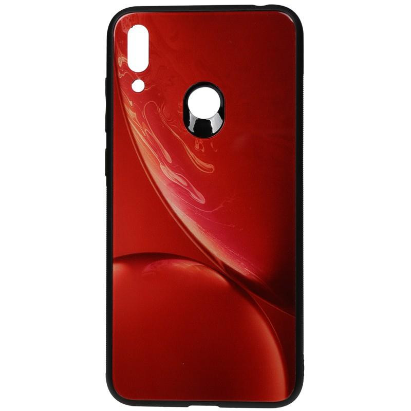 TOTO Print Glass Space Case Huawei Y7 2019 Red - зображення 1