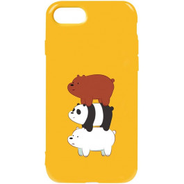 TOTO Pure TPU 2mm Print Case iPhone 7/8 #13 Bears Yellow