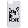 TOTO Pure TPU 2mm Print Case iPhone 7/8 #4 Cat Nope White - зображення 1