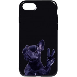 TOTO Pure TPU 2mm Print Case iPhone 7/8 #80 Cooldog Black