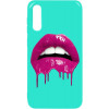 TOTO Pure TPU 2mm Print Case Samsung Galaxy A50 #32 Lips Mint - зображення 1