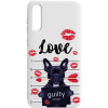 TOTO Pure TPU 2mm Print Case Samsung Galaxy A50 #39 Dog Kiss White - зображення 1