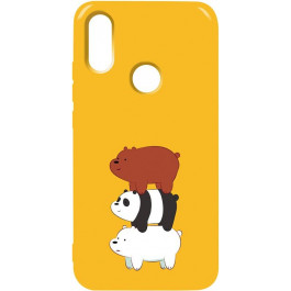 TOTO Pure TPU 2mm Print Case Xiaomi Redmi 7 #13 Bears Yellow