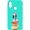 TOTO Pure TPU 2mm Print Case Xiaomi Redmi 7 #35 Flamingo Donats Mint - зображення 1