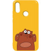 TOTO Pure TPU 2mm Print Case Xiaomi Redmi 7 #56 Bear Ups Yellow - зображення 1