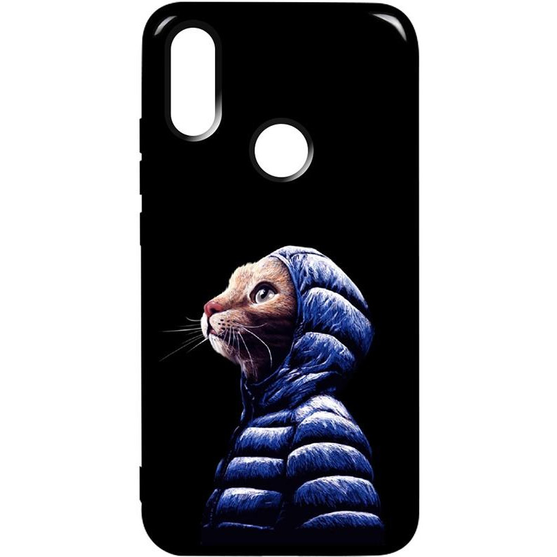 TOTO Pure TPU 2mm Print Case Xiaomi Redmi 7 #76 Catcoat Black - зображення 1