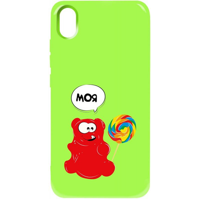 TOTO Pure TPU 2mm Print Case Xiaomi Redmi 7A #14 Valera Candy Green - зображення 1