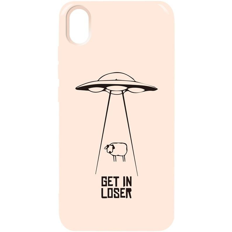 TOTO Pure TPU 2mm Print Case Xiaomi Redmi 7A #70 Get Loser Sand pink - зображення 1