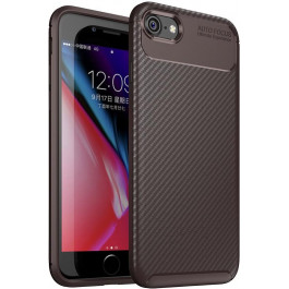 TOTO TPU Carbon Fiber 1,5mm Case iPhone 7/8 Coffee
