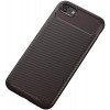 TOTO TPU Carbon Fiber 1,5mm Case iPhone 7/8 Coffee - зображення 2