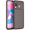 TOTO TPU Carbon Fiber 1,5mm Case Samsung Galaxy M30 Coffee - зображення 1