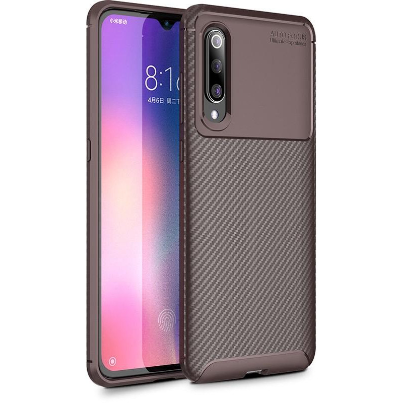 TOTO TPU Carbon Fiber 1,5mm Case Xiaomi Mi 9 Coffee - зображення 1