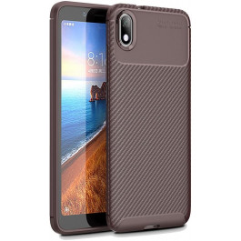   TOTO TPU Carbon Fiber 1,5mm Case Xiaomi Redmi 7A Coffee