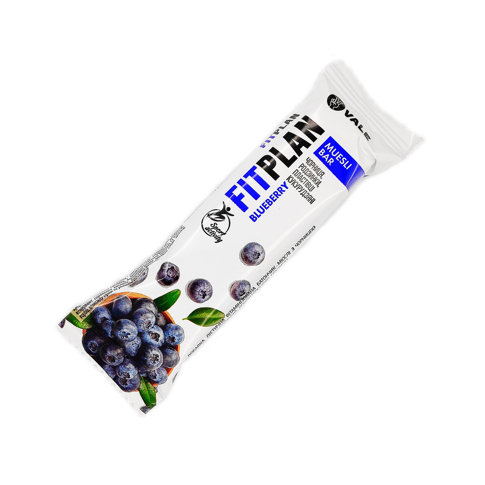 Monsters Vale Fit Plan Muesli Bar 25 g Blueberry - зображення 1