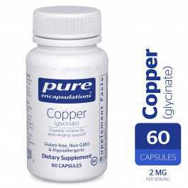 Pure Encapsulations Copper Glycinate 60 caps