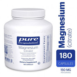 Pure Encapsulations Magnesium Citrate 180 caps