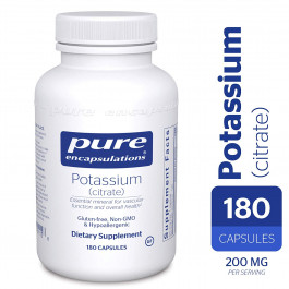 Pure Encapsulations Potassium Citrate 180 caps